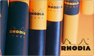 Толстые записные книжки Rhodia ePure в мягкой обложке
