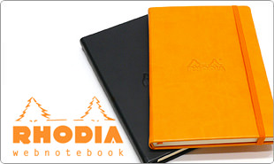 Rhodia Webnotebook в линейку, точку и с чистыми листами