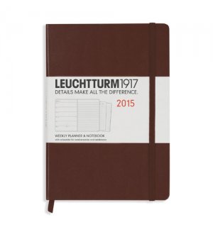 Leuchtturm1917 Еженедельник-блокнот на 2015 год, неделя на странице Medium