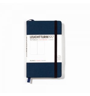 Leuchtturm1917 Pocket Linen Notebook Blue