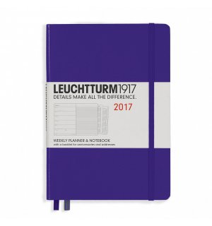 Leuchtturm1917 Еженедельник-блокнот на 2017 год, неделя на странице Medium