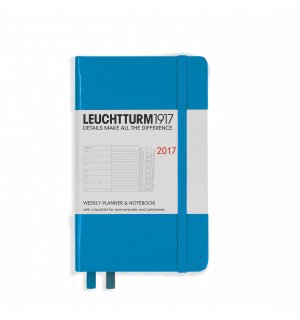 Leuchtturm1917 Еженедельник-блокнот на 2017 год, неделя на странице (Распродажа) Pocket