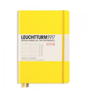 Leuchtturm1917 Еженедельник на 2018 год, неделя на развороте Medium