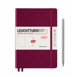 Leuchtturm1917 Еженедельник на 2021 год, неделя на развороте Medium