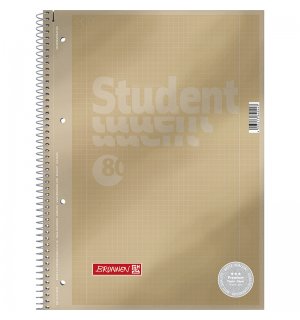 Тетрадь Brunnen Student Premium Metallic в клетку А4