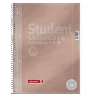 Тетрадь Brunnen Student Premium Metallic в клетку А4