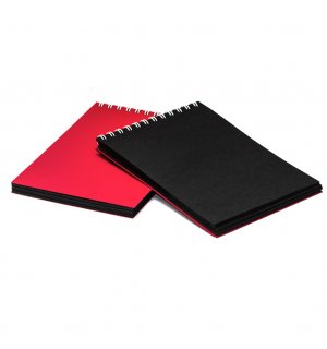 Dark Note Color Блокнот-скетчбук на спирали (с черными листами) A6