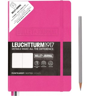 Leuchtturm1917 Medium Bullet Journal New Pink