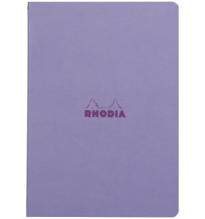 Rhodia Rhodiarama тетрадь на сшивке, ирис (в точку)  A5