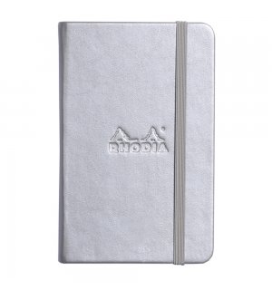 Rhodia Webnotebook Silver Pocket