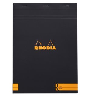 Rhodia R Premium Black Blank Pad №18 A4