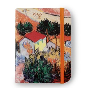 Флорентийская записная книжка Ван-Гог «Пейзаж с домом и пахарем», Эрмитаж B7