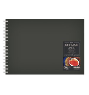 Fabriano Black Drawing Book A4 альбом для графики, спираль по короткой стороне