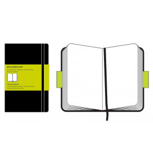 Записная книжка Moleskine Classic (нелинованная), Large, черная