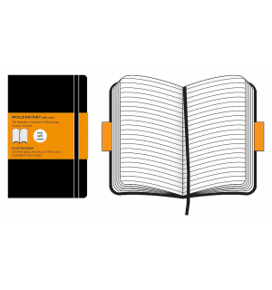 Записная книжка Moleskine Classic Soft (в линейку), Pocket, черная