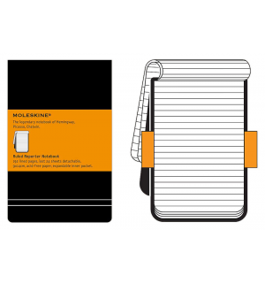 Блокнот Moleskine Reporter (в линейку), Pocket, черная