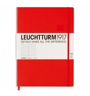 Leuchtturm1917 Master Slim Notebook Red