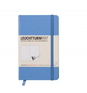 Leuchtturm1917 Pocket Sketchbook Cornflower (васильковый) 