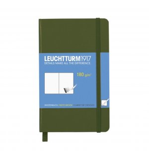 Leuchtturm1917 Pocket Sketchbook Army (хаки)