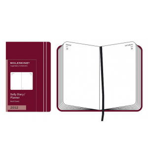 Ежедневник Moleskine Classic (2012), Extra Small, темно-красный