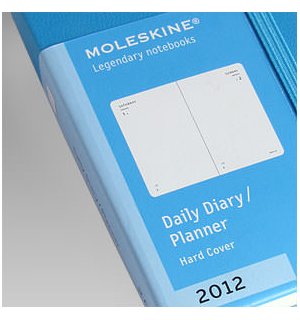 Ежедневник Moleskine Classic (2012), Extra Small, голубой