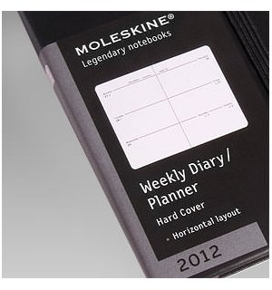 Еженедельник Moleskine Classic (2012), Extra Small, черный