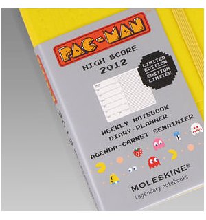 Еженедельник Moleskine Pac-Man (2012), желтый