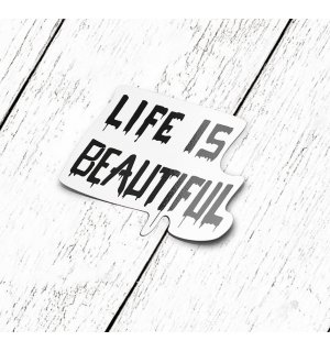 Mila Books Наклейка Life Is Beautiful A8