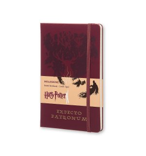 Записная книжка Moleskine Harry Potter (в линейку), Large, бордовая
