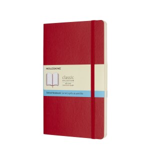 Записная книжка Moleskine Classic Soft (в точку), Large, красный