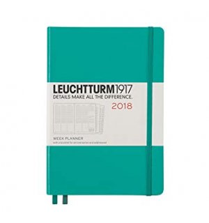 Leuchtturm1917 Еженедельник на 2018 год, неделя на развороте (вертикальный) (Распродажа) Medium