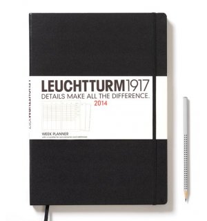 Leuchtturm1917 Еженедельник на 2017 год, неделя на развороте (вертикальный) (Распродажа) Master