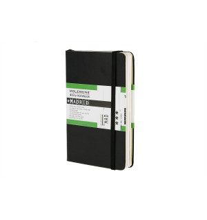 Записная книжка Moleskine Сity Notebook (Madrid), Pocket, черная