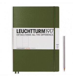 Leuchtturm1917 Master Slim Notebook Army (хаки)
