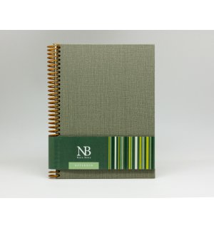 Nota Bene Книга для записей на спирали "Mood Color" Pistachio А5