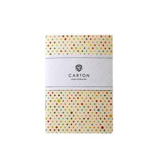 Carton Geometric Sketchbook Polka Dots А5