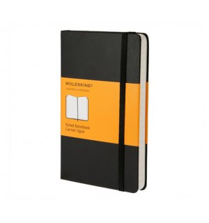 Записная книжка Moleskine Classic (в линейку), Pocket, черная