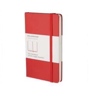 Записная книжка Moleskine Classic (нелинованная), Pocket, красная