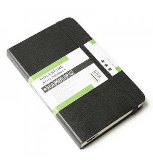 Записная книжка Moleskine Сity Notebook (Hamburg), Pocket, черная