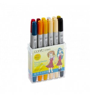 Copic Ciao Набор маркеров 12 цветов Manga-set School Uniforms (x12)