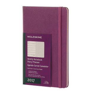 Еженедельник Moleskine Classic (2017), Large, фиолетовый