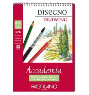 Fabriano Accademia Drawing - блокнот для зарисовок A4 спираль по короткой стороне