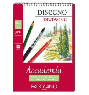 Fabriano Accademia Drawing - блокнот для зарисовок A5 спираль по короткой стороне