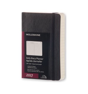 Ежедневник Moleskine Classic Soft (2017), Pocket, черный