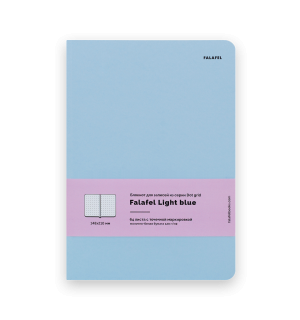 Блокнот для записей Falafel Light blue А5