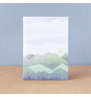 Falafel books тетрадь в клетку Green Mountains A5