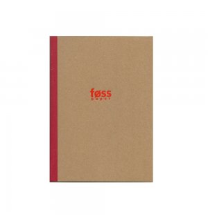 Foss paper Red Stripe Notebook A5