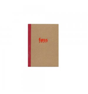 Foss paper Red Stripe Notebook A6