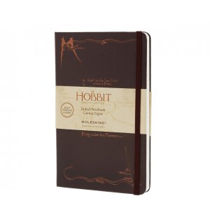 Записная книжка Moleskine Hobbit (в линейку), Large, бургунди