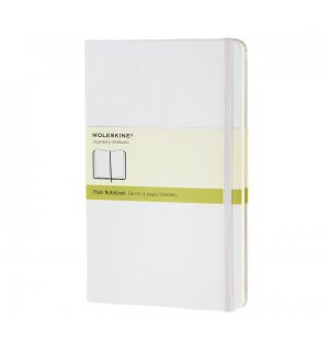 Записная книжка Moleskine Classic (нелинованная), Large, белая